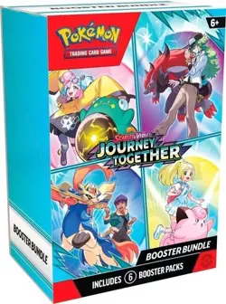 Pokemon Journey Together SV09 Factory Sealed Booster Bundle (6 packs) - Image 1
