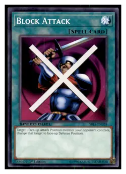 Yugioh Block Attack #SBLS-EN038 Speed Duel: Arena of Lost Souls LP - Image 1