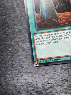 YuGiOh! Called By The Grave RA01 - Error Misprint Triple Anubis Stamp 1st Ed NM - Image 3