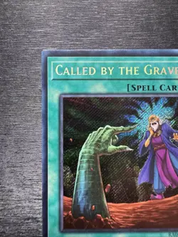 YuGiOh! Called By The Grave RA01 - Error Misprint Triple Anubis Stamp 1st Ed NM - Image 4