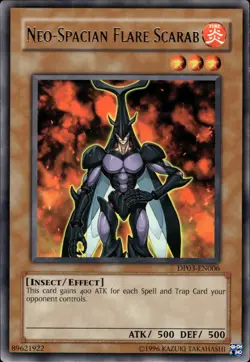 Neo-Spacian Flare Scarab - Rare DP03-EN006 - LP - YuGiOh - Image 1