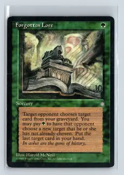 FORGOTTEN LORE - MTG Magic the Gathering Card - Ice Age - Uncommon - Image 1