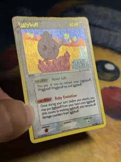 Igglybuff 21/100 Rare Ex Crystal Guardians Reverse Holo Stamped Pokemon Card PL - Image 4