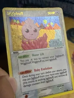 Igglybuff 21/100 Rare Ex Crystal Guardians Reverse Holo Stamped Pokemon Card PL - Image 5