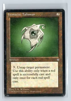 HEMATITE TALISMAN - MTG Magic the Gathering Card - Ice Age - Uncommon - Image 1