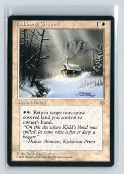 HALLOWED GROUND - MTG Magic the Gathering Card - Ice Age - Uncommon - Image 1