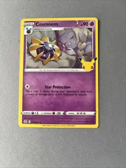 Pokemon TCG Cosmoem Celebrations Holo Rare Card 014/025 - Image 1