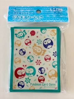 Pokemon Center japan Exclusive Deck Shield card protector Rowlet 64 Sleeves -new - Image 5