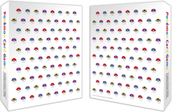 (Set of 3)Pokemon Center Collection File,Card Sleeves, PlayMat -Poke Ball Design - Image 3