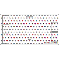 (Set of 3)Pokemon Center Collection File,Card Sleeves, PlayMat -Poke Ball Design - Image 5