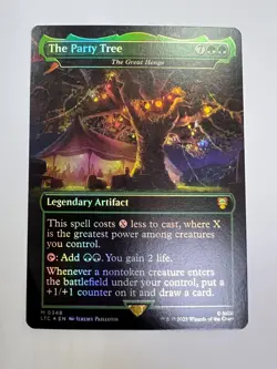 MTG LTC 0348 The Party Tree(The Great Henge) NM EN Foil Borderless - Image 1