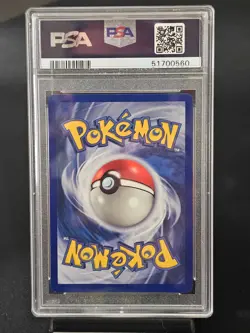 Lightning Energy 100/102 Base Set 1st Ed Vintage Pokemon TCG Card PSA 9 - Image 2