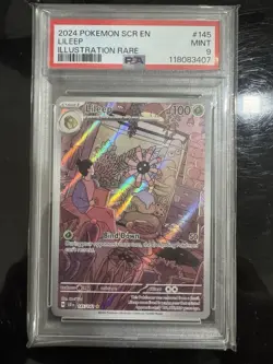 Pokemon 2024 Jasmine's Gaze SSP & Lileep SCR Rare PSA 9 Card Lot - Image 2