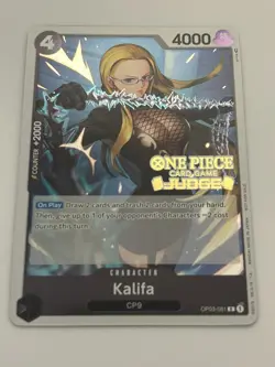 Kalifa (Judge Pack Vol. 2) OP03-081 One Piece Promotion Cards Foil - Image 1