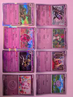 Pokemon TCG Holo 8-Card Lot Trevenant Munkidori Tapu Lele Ralts Jynx - Image 1