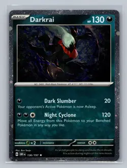 Darkrai (Cosmos Holo) 136/197 Holo Miscellaneous Cards & Products Pokemon NM - Image 1