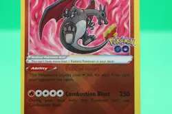 Radiant Charizard 011/078 Pokemon GO - Pokemon Card - NM - Image 3