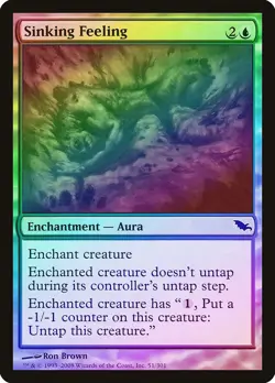 Sinking Feeling FOIL Shadowmoor PLD Blue Common MAGIC GATHERING CARD ABUGames - Image 1