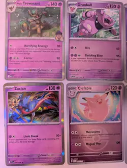 Pokemon Psychic Holo Card Lot 8 Zacian Trevenant Collectible Card Game - Image 2