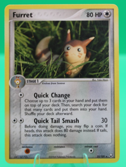 Furret 22/109 Rare Team Rocket Returns NM/LP Pokemon Card Yuka Morii - Image 1