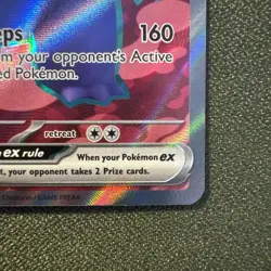 Pokemon TCG Gengar EX Temporal Forces Ultra Rare Scarlet Violet Full Art Card - Image 3