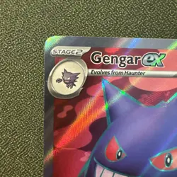 Pokemon TCG Gengar EX Temporal Forces Ultra Rare Scarlet Violet Full Art Card - Image 5