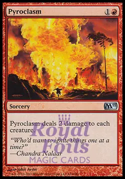 Pyroclasm 1x FOIL MTG M11 Core Set Uncommon MINT red - Image 1