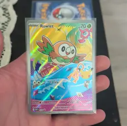 Pokemon TCG Starter Holo Card Lot 2016 Rowlet Litten Popplio 3 Cards - Image 3