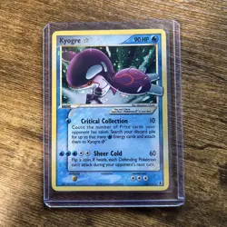 Kyogre Star Ultra Rare Holo 112/113 EX Delta Species Pokemon Card 90HP - Image 1