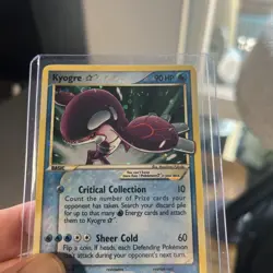 Kyogre Star Ultra Rare Holo 112/113 EX Delta Species Pokemon Card 90HP - Image 5