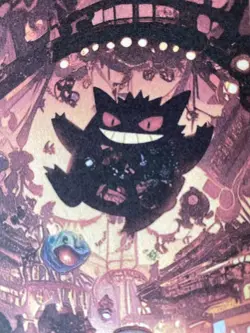 Japanese ART STYLE Gengar Fan Full Art Pokemon Custom Card/perfect bookmark - Image 2