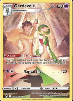 🌈 Gardevoir TG05/TG30 Full Art Trainer Gallery ✨ Holo Pokemon Card NM 🔥 - Image 1
