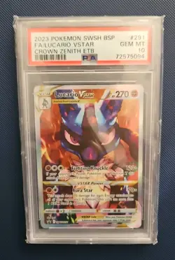 Lucario VSTAR SWSH291 SWSH: Sword & Shield Promo Cards Holo - Image 1