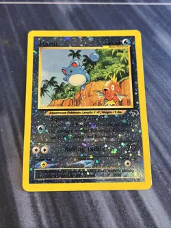 Pokemon Marill Card Southern Islands 11/18 Reverse Holo - Image 1