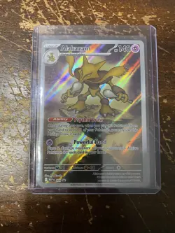 Pokemon Alakazam Me: Mega Evolution Promo Holo Card 009 140 HP English RARE NEW - Image 1