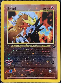 Entei 34/53 Wotc Promo Reverse Holo (See Photos) *SWIRL* Pokemon Card - Image 1