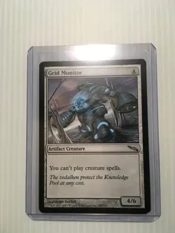 MTG Grid Monitor LP 183 Regular Rare Mirrodin 2003 - Magic The Gathering - Image 3