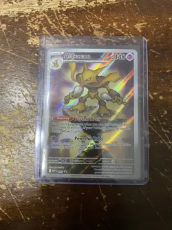 Pokemon Alakazam Me: Mega Evolution Promo Holo Card 009 140 HP English RARE VHTF - Image 1