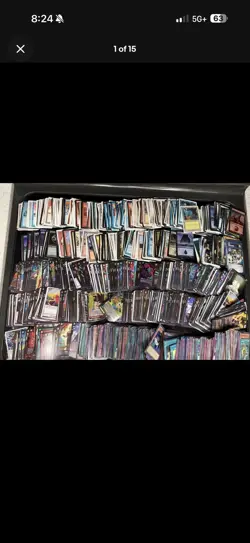 Huge Unsearched Estate Card Lot - Mainly Dragon ball, Yugioh And Magic 7 Lbs - Image 1