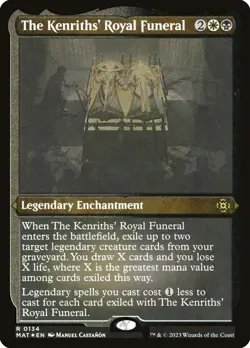[MTG] The Kenriths' Royal Funeral (Foil Etched) (0134) (MAT) NM - Image 1