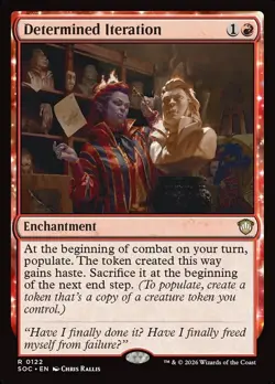 Determined Iteration - #122 - CMR: Secrets of Strixhaven - NM MTG - Image 1