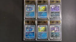 2025 Pokemon Chinese Eeveelution Master Ball 6-Card Lot OCD 10 MD28 - Image 1