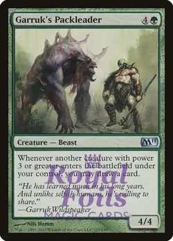Garruk's Packleader 1x FOIL MTG M11 Core Set Uncommon MINT green - Image 1