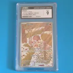 🔥Pokemon Swinub Illustration Rare Holo CGC 9 165/159 Journey Together 2025 TCG - Image 3
