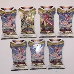 Pokemon Sword & Shield Astral Radiance Booster Pack 7 Packs English - Image 1