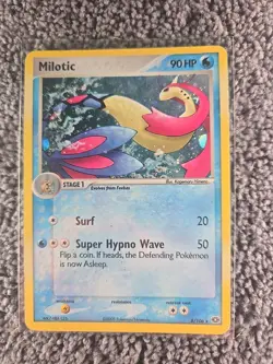 Milotic 8/106 Emerald Holo Vintage Pokemon LP - Image 1