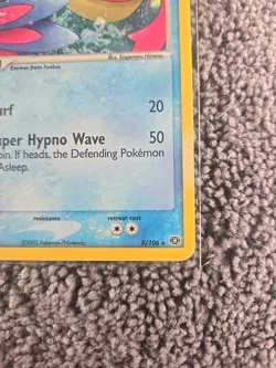 Milotic 8/106 Emerald Holo Vintage Pokemon LP - Image 4