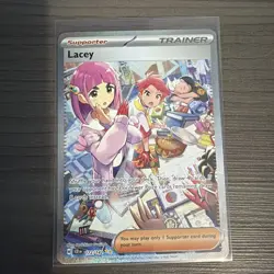 Lacey 172 Stellar Crown Trainers Sir Scarlet & Violet Pokemon Gem Mint - Image 1