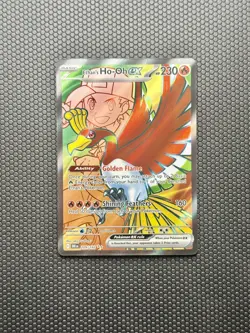 2025 Pokemon Ethan's Ho-Oh EX 209/182 Destined Rivals Ultra Rare Holo - Image 1