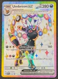 Umbreon ex SVP 176 Pokemon Prismatic Evolutions Black Star Promo Card #D - Image 1